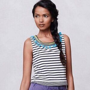 Anthropologie one.september Colorpom Tank, Size S